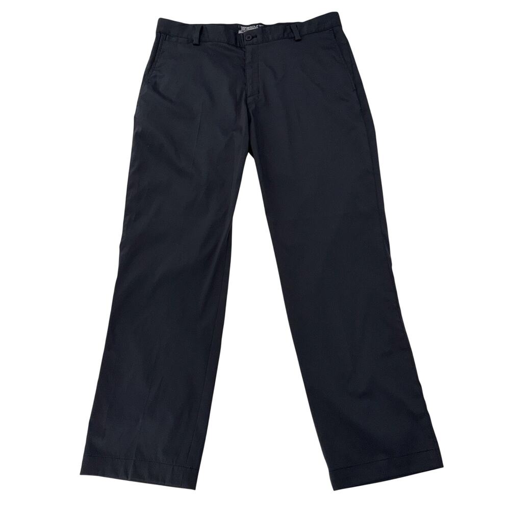 Nike Golf Dri-FIT Black Flat Front Performance Tech Pants 33x32 - measures 33x29 - Picture 4 of 16